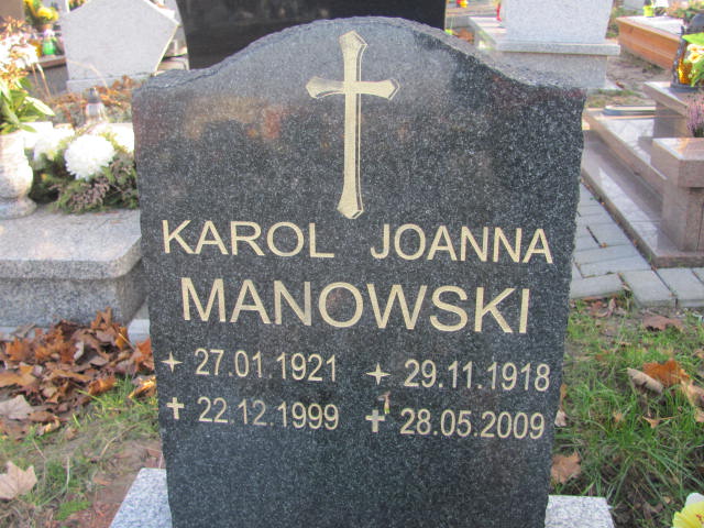 Joanna Manowska 1918 Świętochłowice (Chropaczów) - Grobonet - Wyszukiwarka osób pochowanych