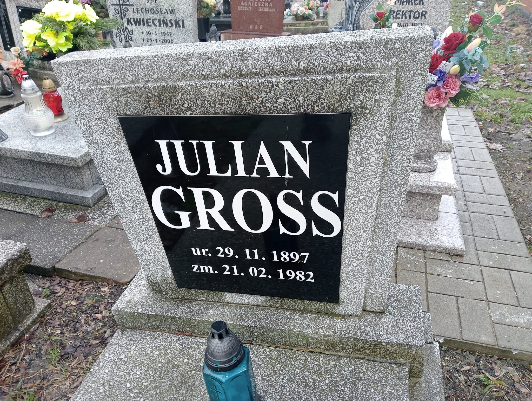 Julian Gross 1897 Świętochłowice (Chropaczów) - Grobonet - Wyszukiwarka osób pochowanych