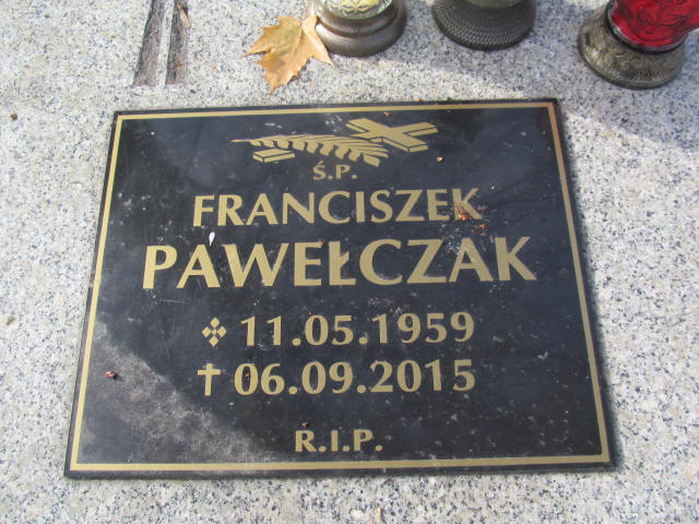 Grób Franciszek Pawełczak