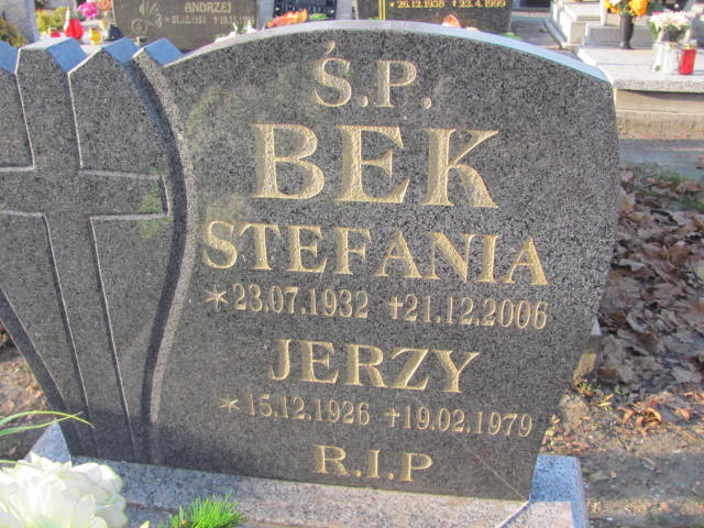 Jerzy Bek 1926 Świętochłowice (Chropaczów) - Grobonet - Wyszukiwarka osób pochowanych
