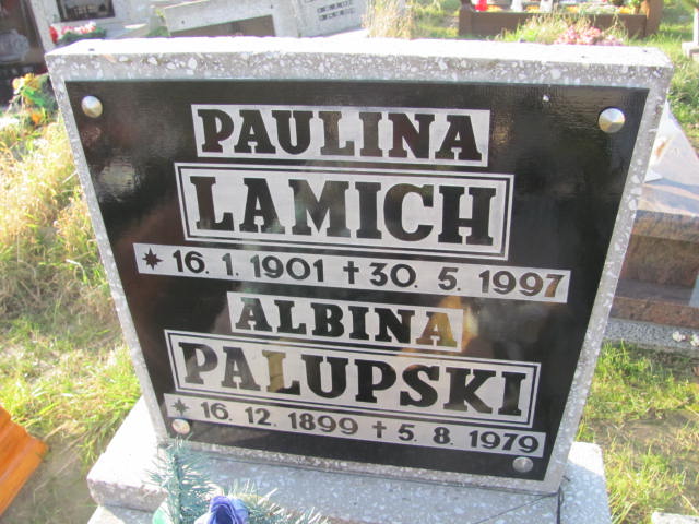 Albina Palupski 1899 Świętochłowice (Chropaczów) - Grobonet - Wyszukiwarka osób pochowanych