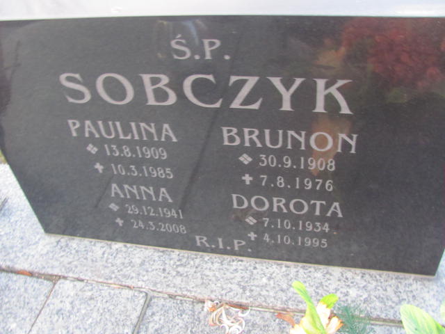 Dorota Sobczyk 1934 Świętochłowice (Chropaczów) - Grobonet - Wyszukiwarka osób pochowanych