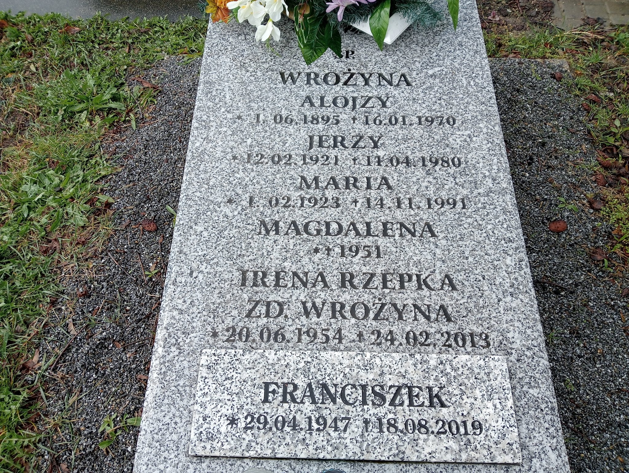 Irena Rzepka 1954 Świętochłowice (Chropaczów) - Grobonet - Wyszukiwarka osób pochowanych