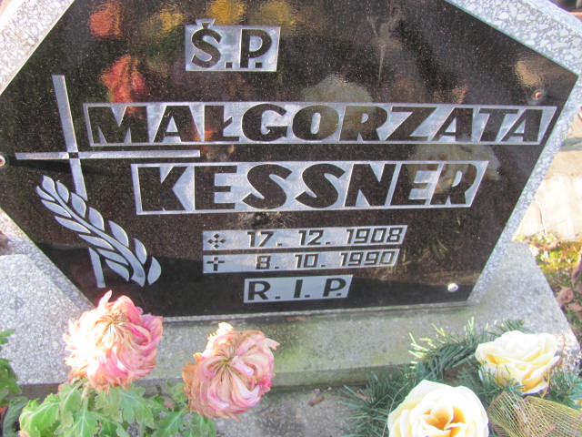 Małgorzata Kessner 1908 Świętochłowice (Chropaczów) - Grobonet - Wyszukiwarka osób pochowanych