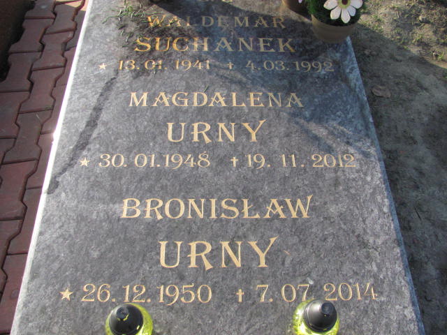 Waldemar Suchanek 1941 Świętochłowice (Chropaczów) - Grobonet - Wyszukiwarka osób pochowanych