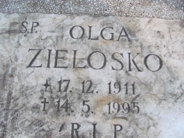 Olga Zielosko 1911 Świętochłowice (Chropaczów) - Grobonet - Wyszukiwarka osób pochowanych