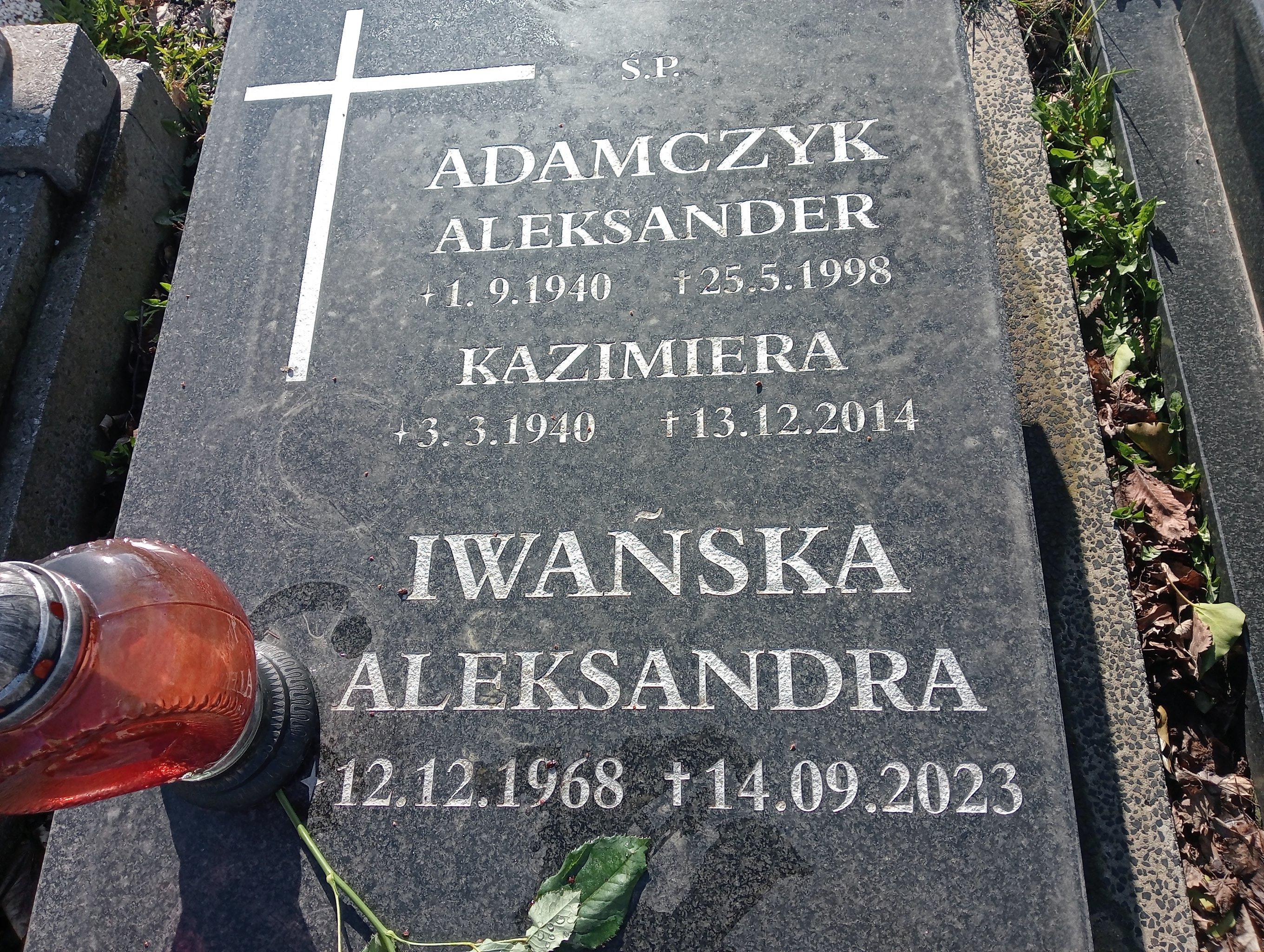 Aleksander Adamczyk 1940 Świętochłowice (Chropaczów) - Grobonet - Wyszukiwarka osób pochowanych