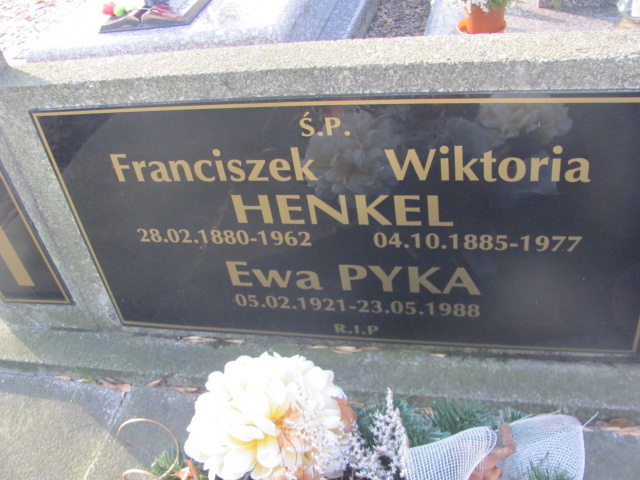 Ewa Pyka 1921 Świętochłowice (Chropaczów) - Grobonet - Wyszukiwarka osób pochowanych