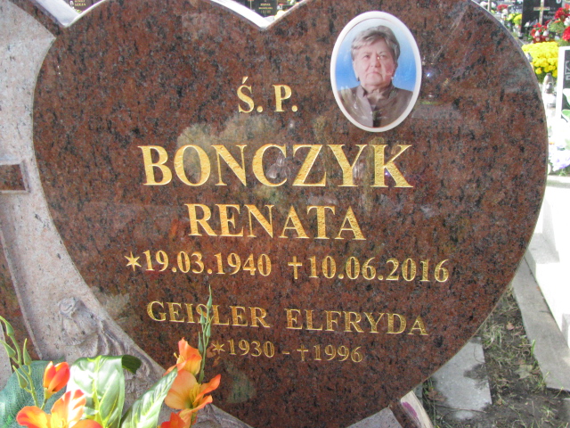 Renata Bonczyk 1940 Świętochłowice (Chropaczów) - Grobonet - Wyszukiwarka osób pochowanych