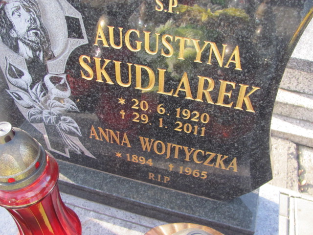 Augustyna Skudlarek 1920 Świętochłowice (Chropaczów) - Grobonet - Wyszukiwarka osób pochowanych
