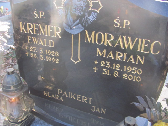 Ewald Kremer 1928 Świętochłowice (Chropaczów) - Grobonet - Wyszukiwarka osób pochowanych