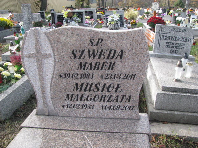 Małgorzata Musioł 1933 Świętochłowice (Chropaczów) - Grobonet - Wyszukiwarka osób pochowanych