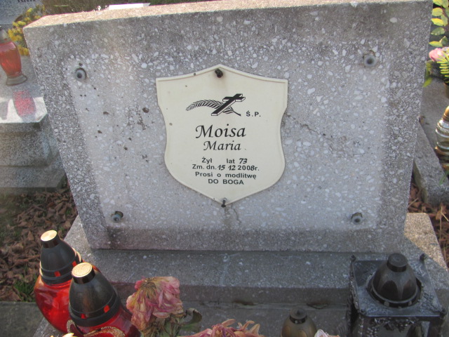 Maria Moisa 1935 Świętochłowice (Chropaczów) - Grobonet - Wyszukiwarka osób pochowanych