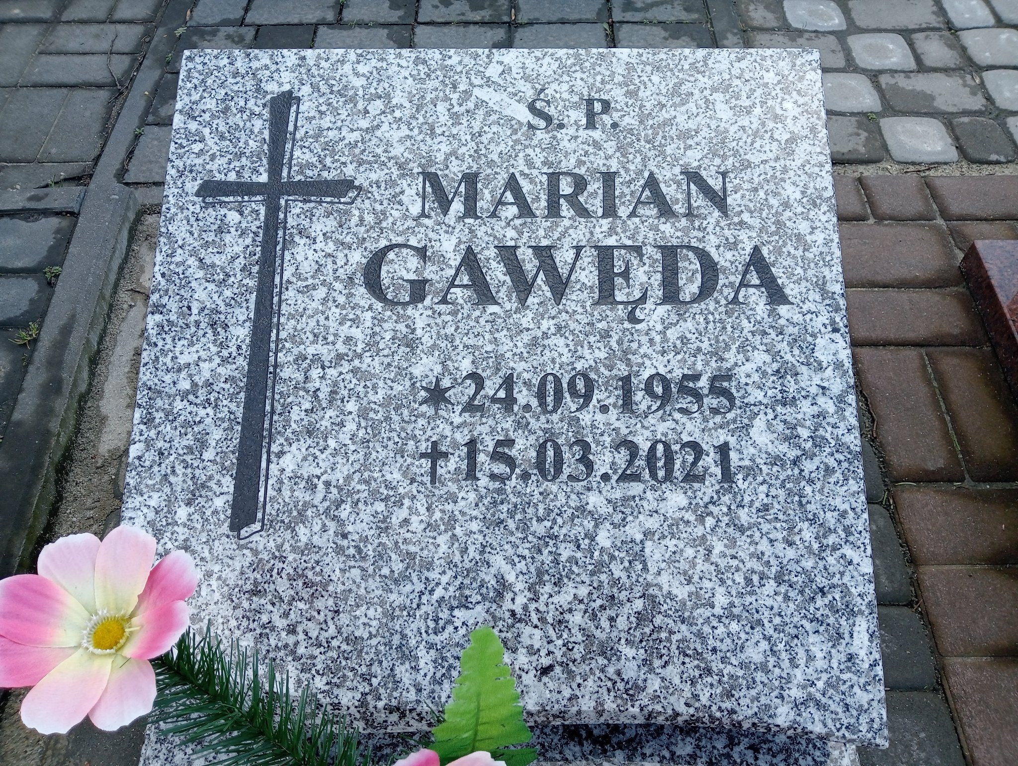 Marian Gawęda 1955 Świętochłowice (Chropaczów) - Grobonet - Wyszukiwarka osób pochowanych