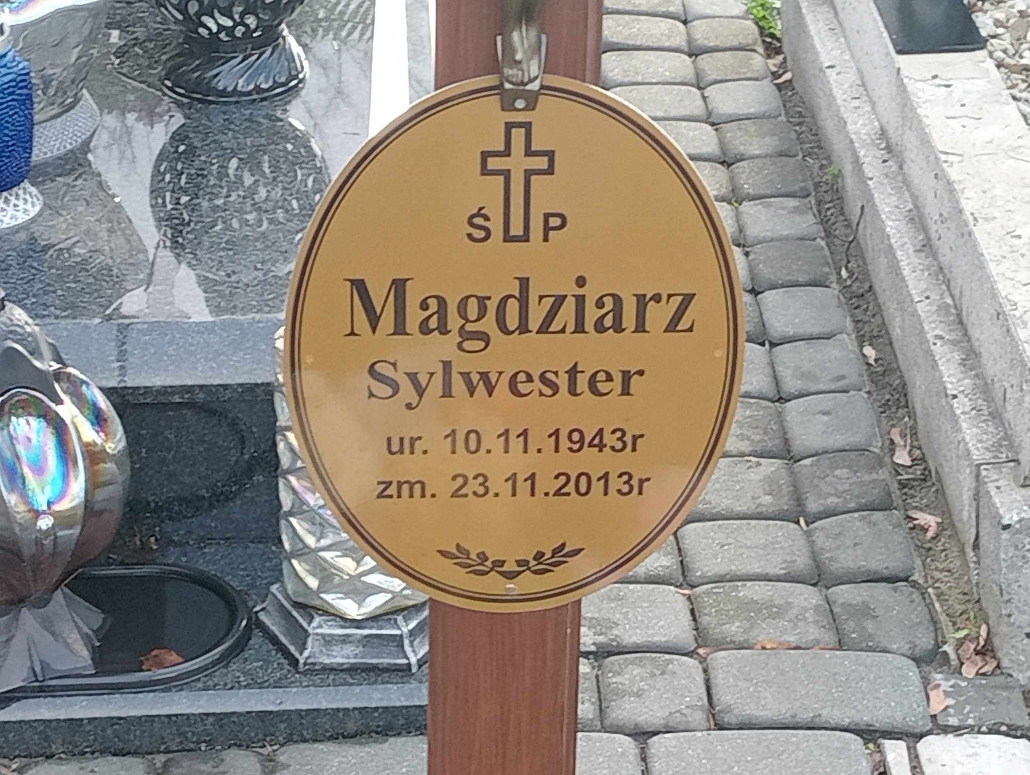 Sylwester Magdziarz 1943 Świętochłowice (Chropaczów) - Grobonet - Wyszukiwarka osób pochowanych