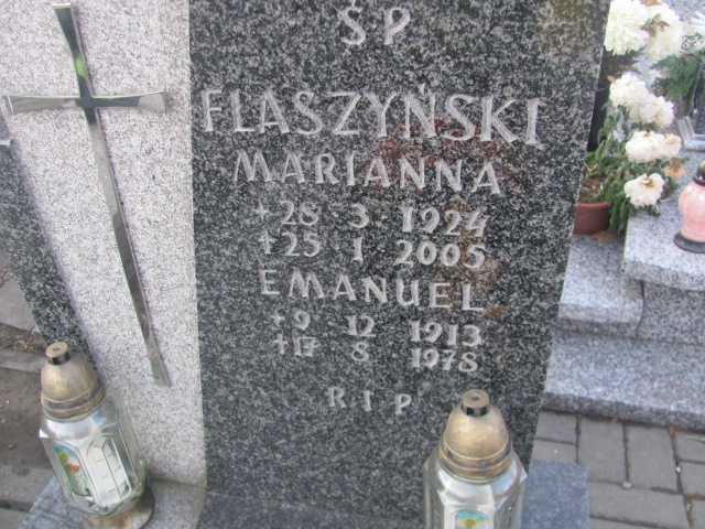 Emanuel Flaszyński 1913 Świętochłowice (Chropaczów) - Grobonet - Wyszukiwarka osób pochowanych