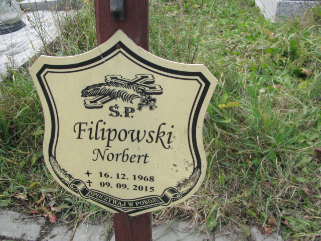 Norbert Filipowski 1968 Świętochłowice (Chropaczów) - Grobonet - Wyszukiwarka osób pochowanych